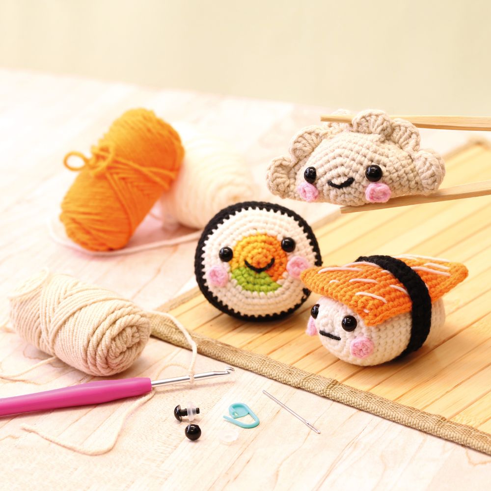 Graine Creative Amigurumi Crochet Kit - My Sushi