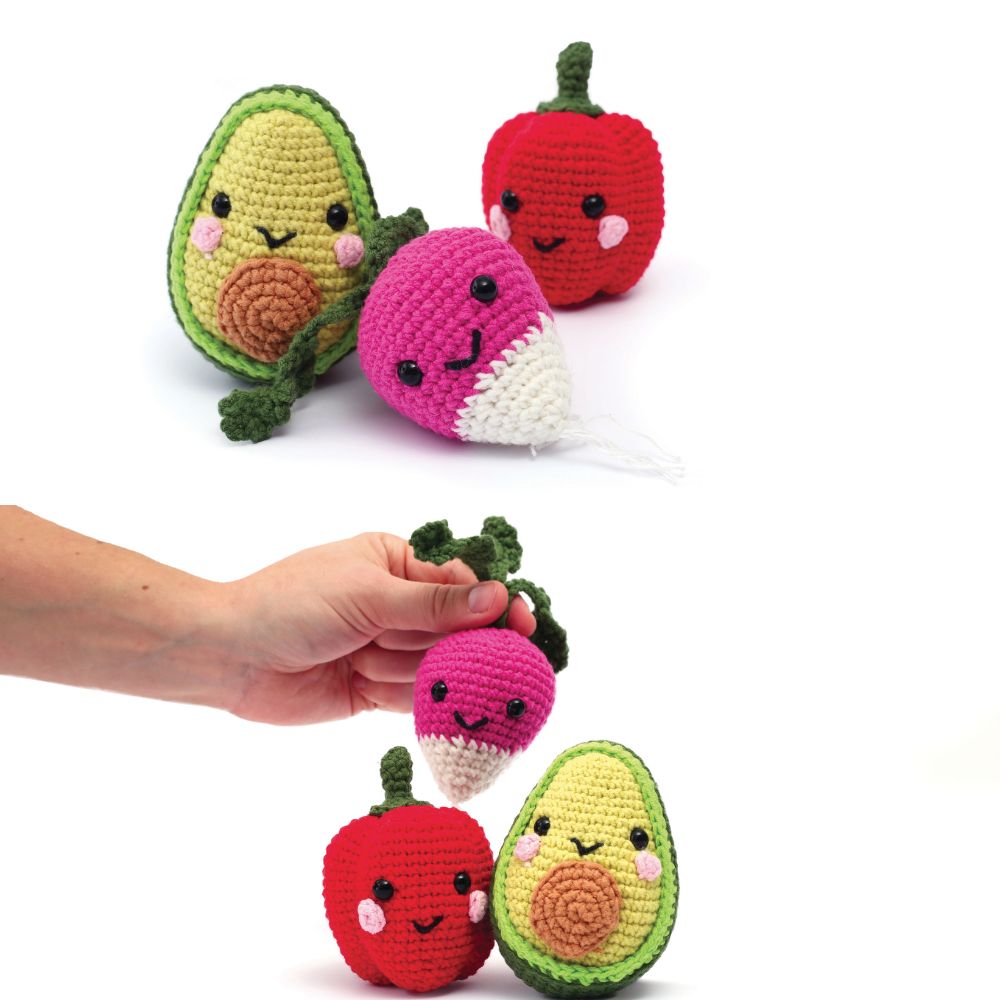 Graine Creative Amigurumi Crochet Kit - My Vegetables