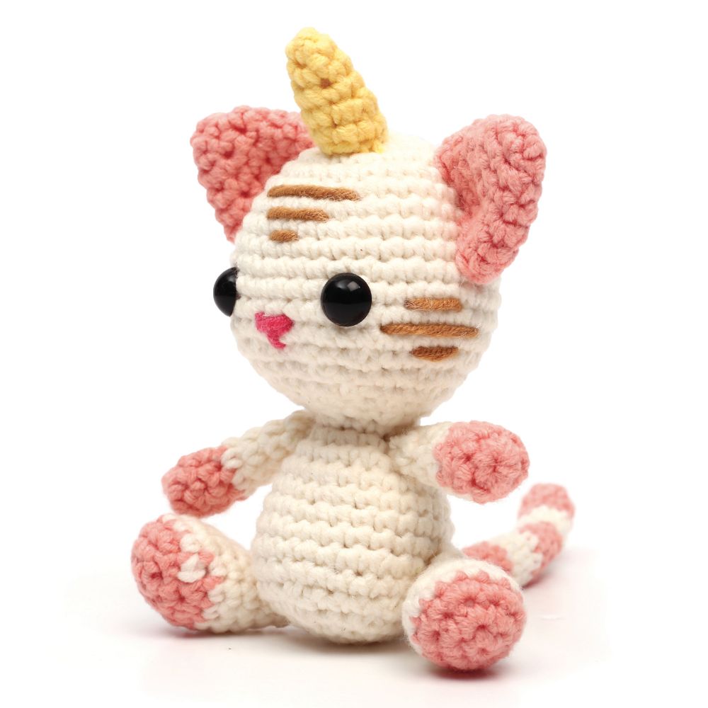 Graine Creative Amigurumi Crochet Kit – Caticorn 120mm