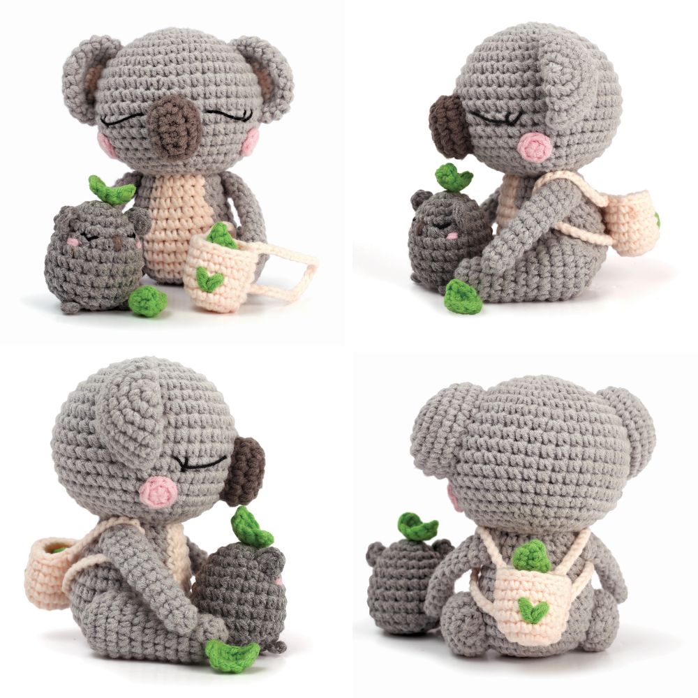 Graine Creative Amigurumi Crochet Kit – Koala 125mm