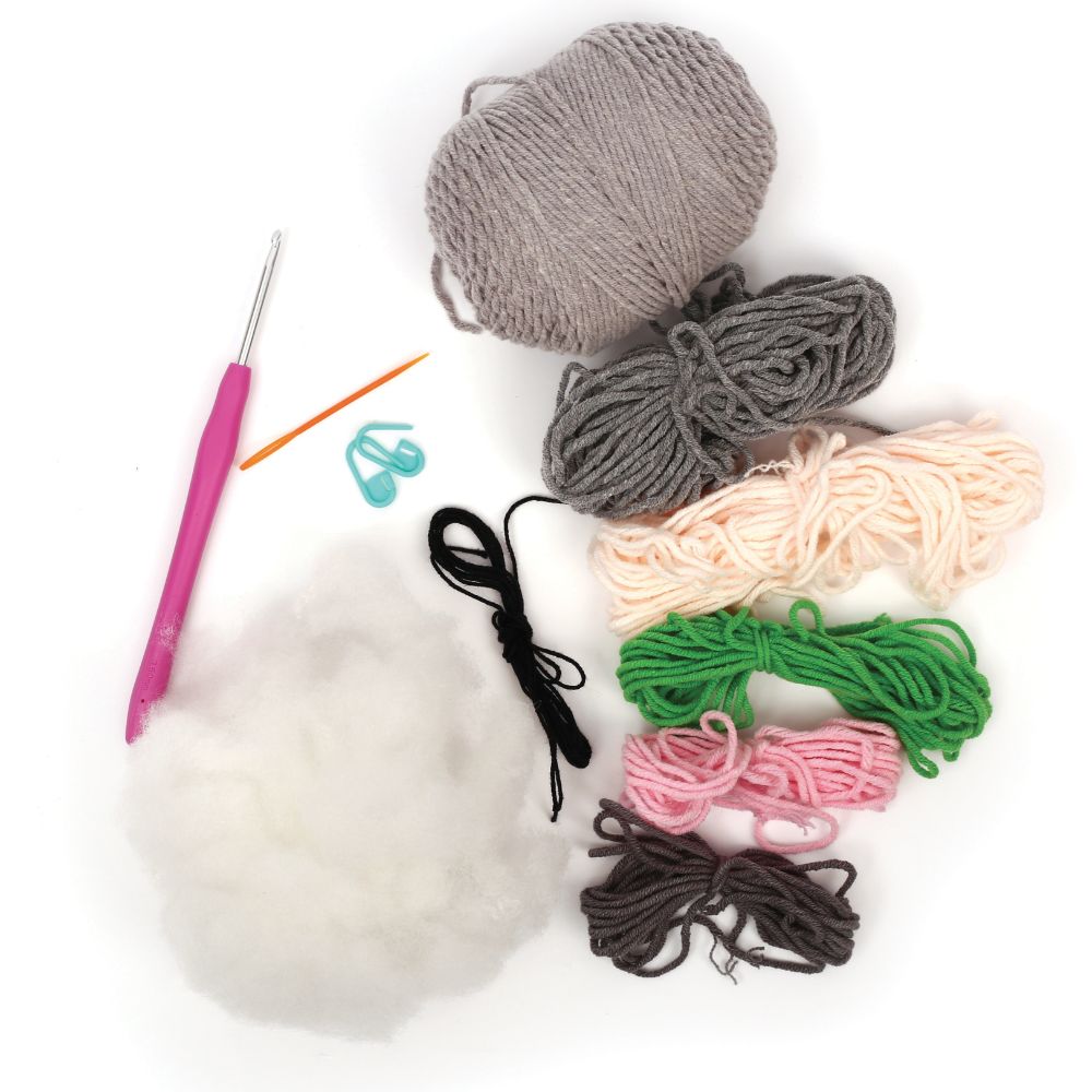 Graine Creative Amigurumi Crochet Kit – Koala 125mm