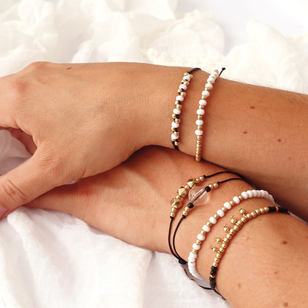 Graine Creative Make Your Own Bracelets Kit - Gold and Black