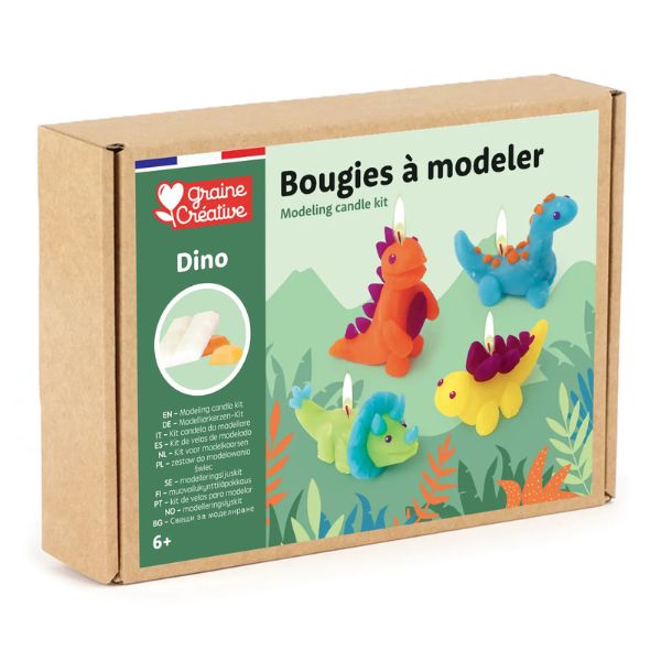 Graine Creative Dinosaur Candle Modelling Kit