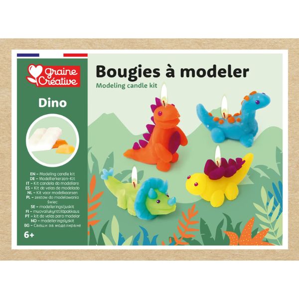 Graine Creative Dinosaur Candle Modelling Kit