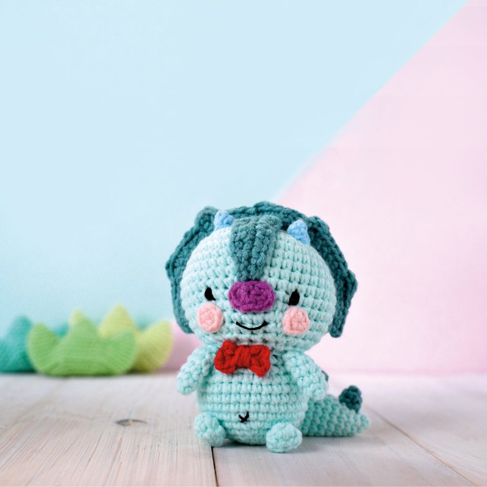 Graine Creative Dinosaur Mini Amigurumi Kit 100mm