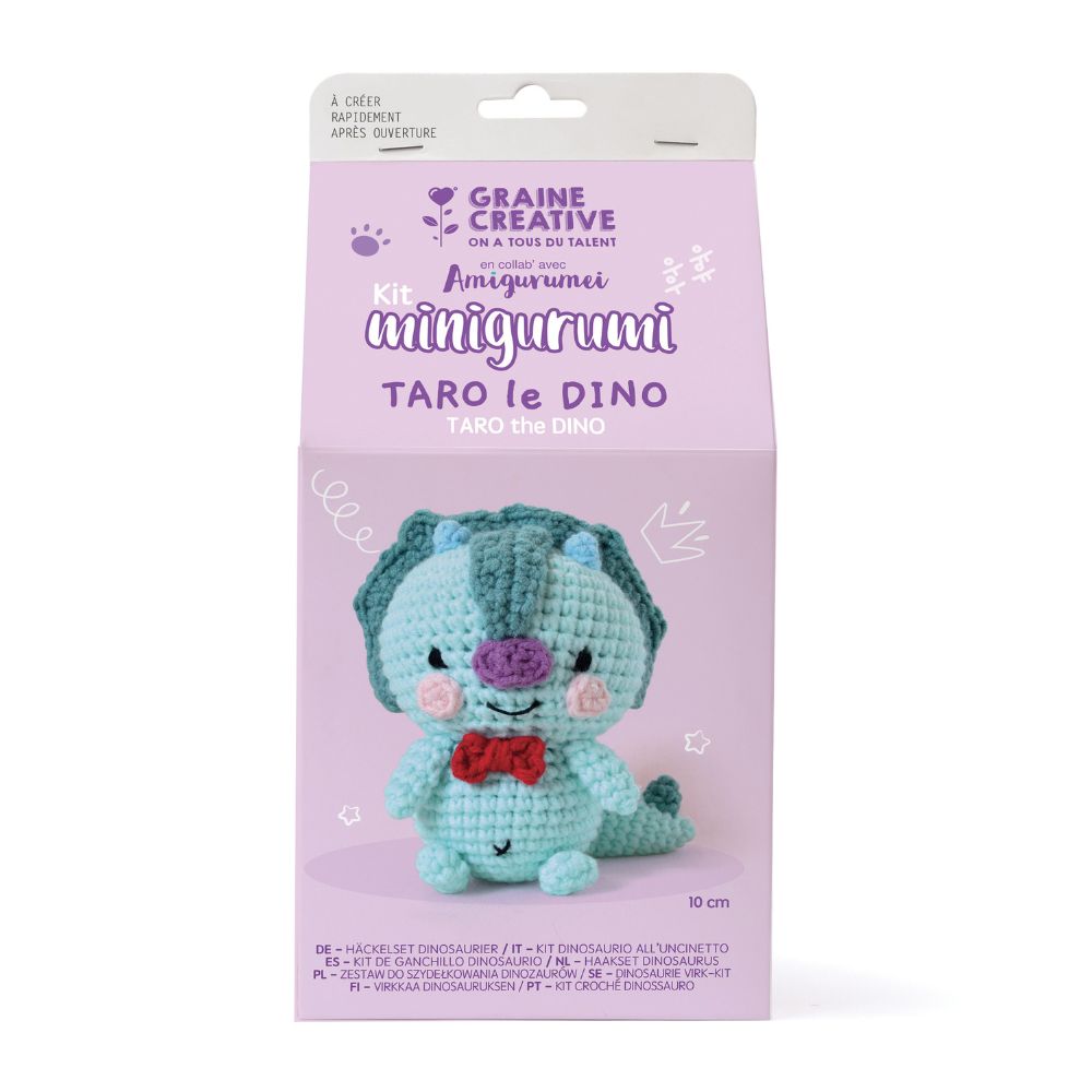 Graine Creative Dinosaur Mini Amigurumi Kit 100mm