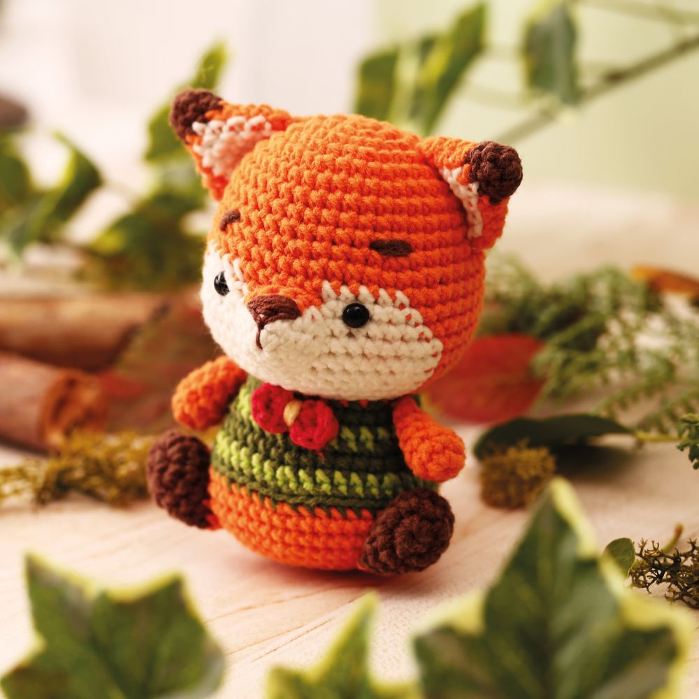 Graine Creative Amigurumi Crochet Kit – Fox 130mm