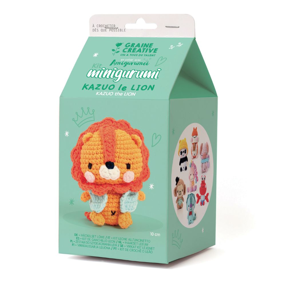 Graine Creative Lion Mini Amigurumi Kit 100mm