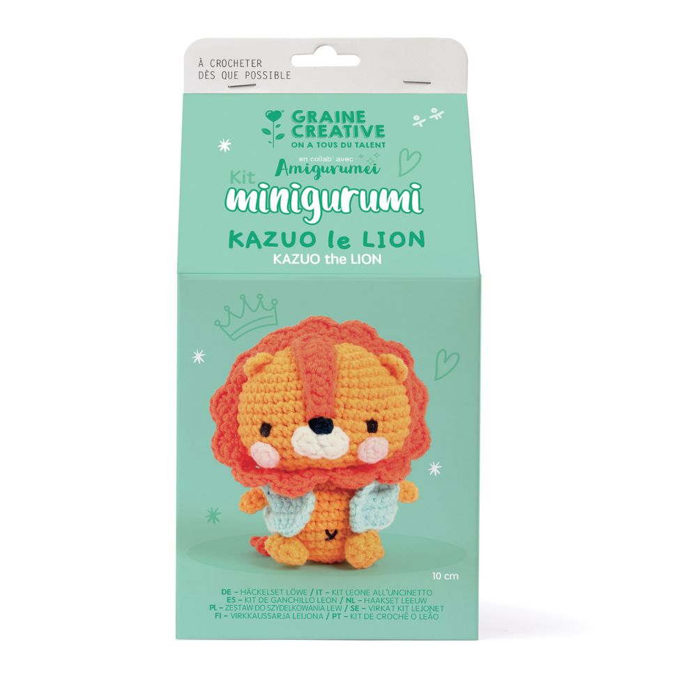 Graine Creative Lion Mini Amigurumi Kit 100mm