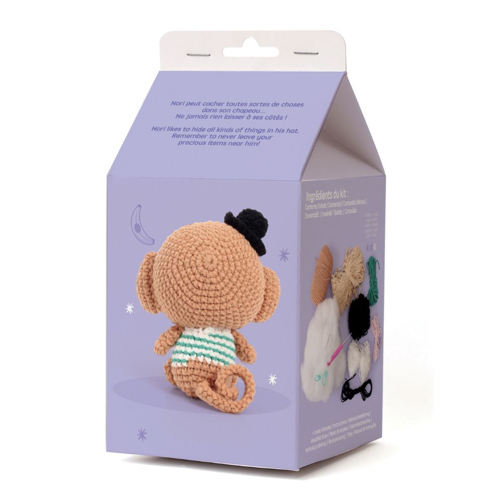 Graine Creative Monkey Mini Amigurumi Kit 100mm