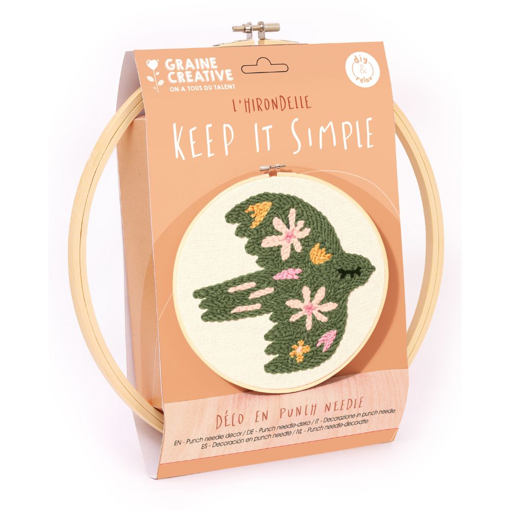 Graine Creative Punch Needle Set - Bird