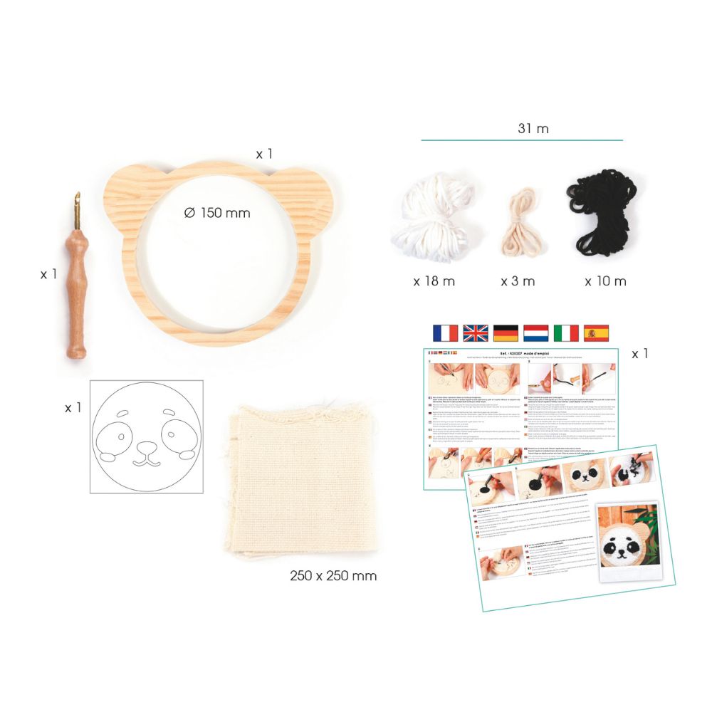 Graine Creative Punch Needle Set - Panda
