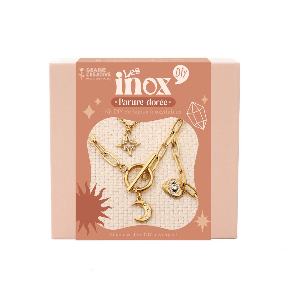 Graine Creative Stainless Steel DIY Jewellery Kit - Golden