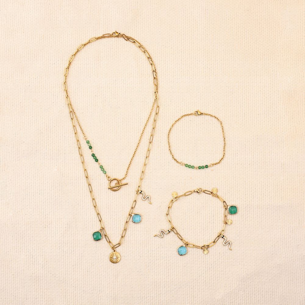 Graine Creative Stainless Steel DIY Jewellery Kit - Green
