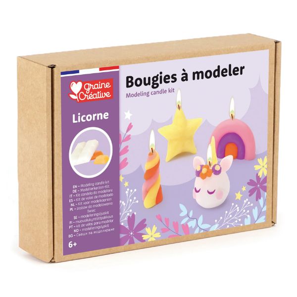 Graine Creative Unicorn Candle Modelling Kit
