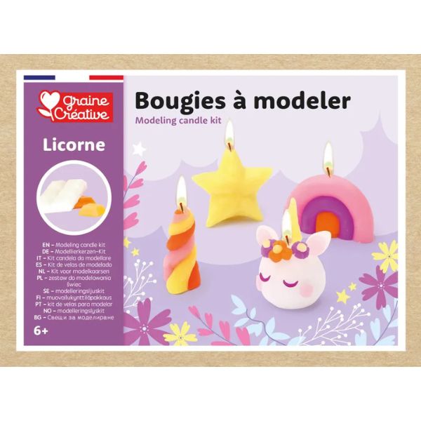 Graine Creative Unicorn Candle Modelling Kit