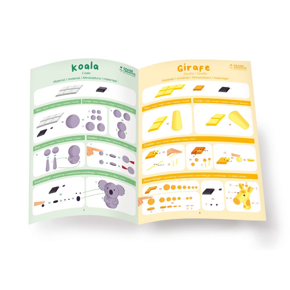 Graine Creative Wild Animal Candle Modelling Kit