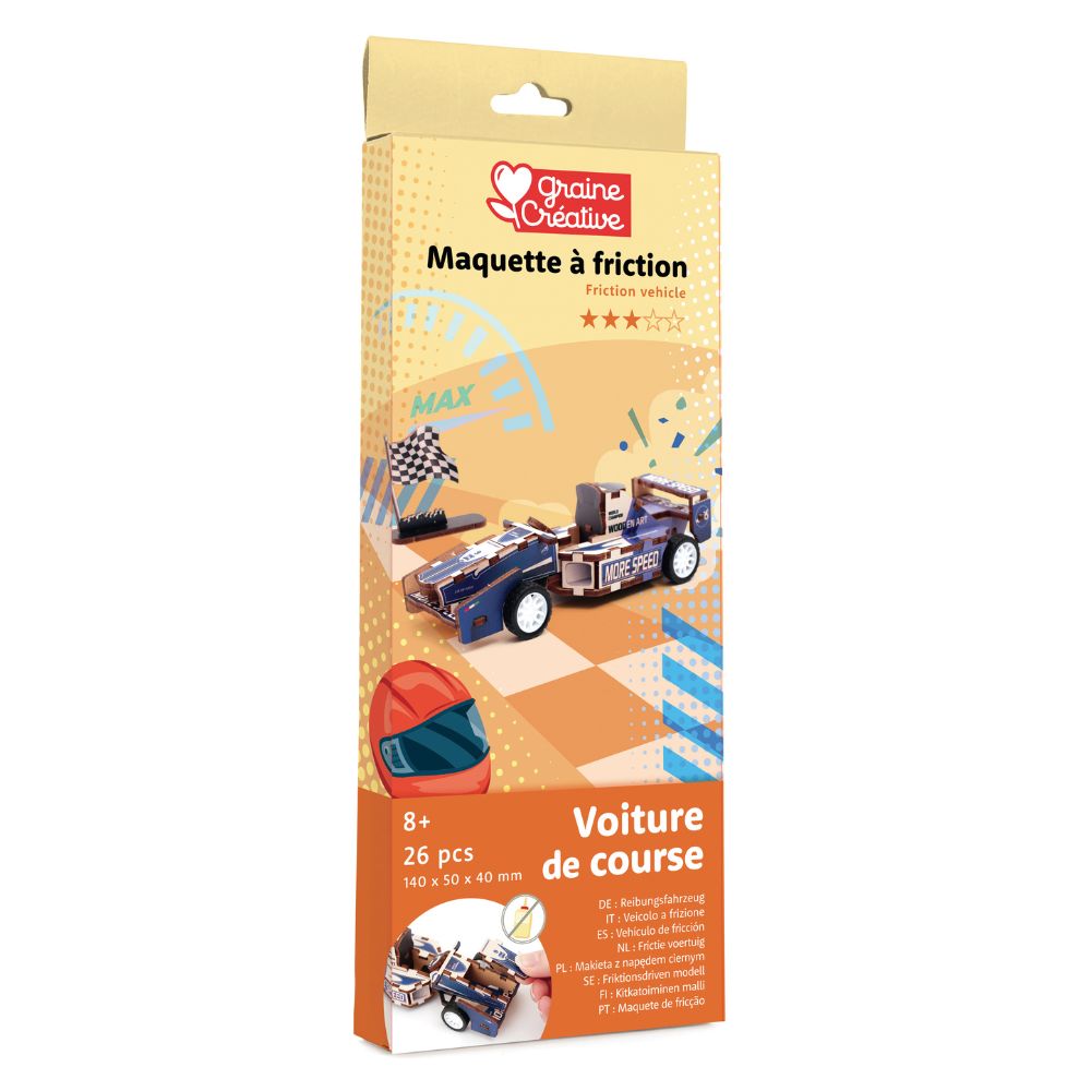 Graine Creative Wooden 3D Model - Formula 1 Car