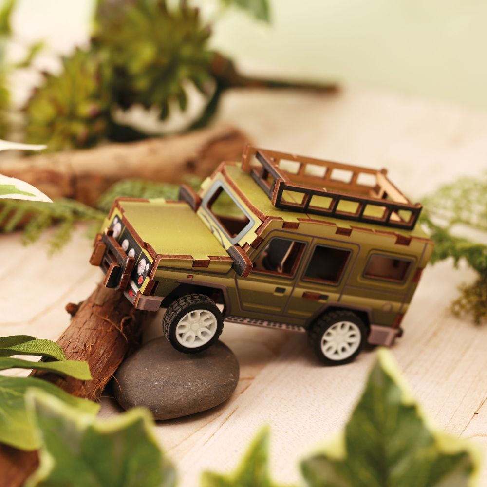 Graine Creative Wooden 3D Model - Jeep