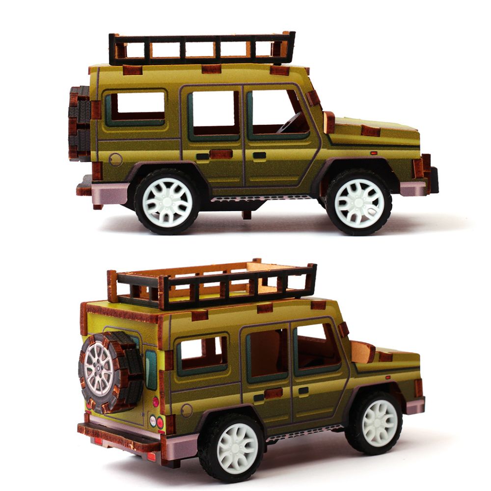 Graine Creative Wooden 3D Model - Jeep