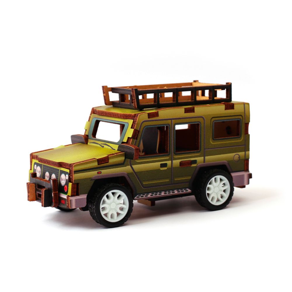 Graine Creative Wooden 3D Model - Jeep