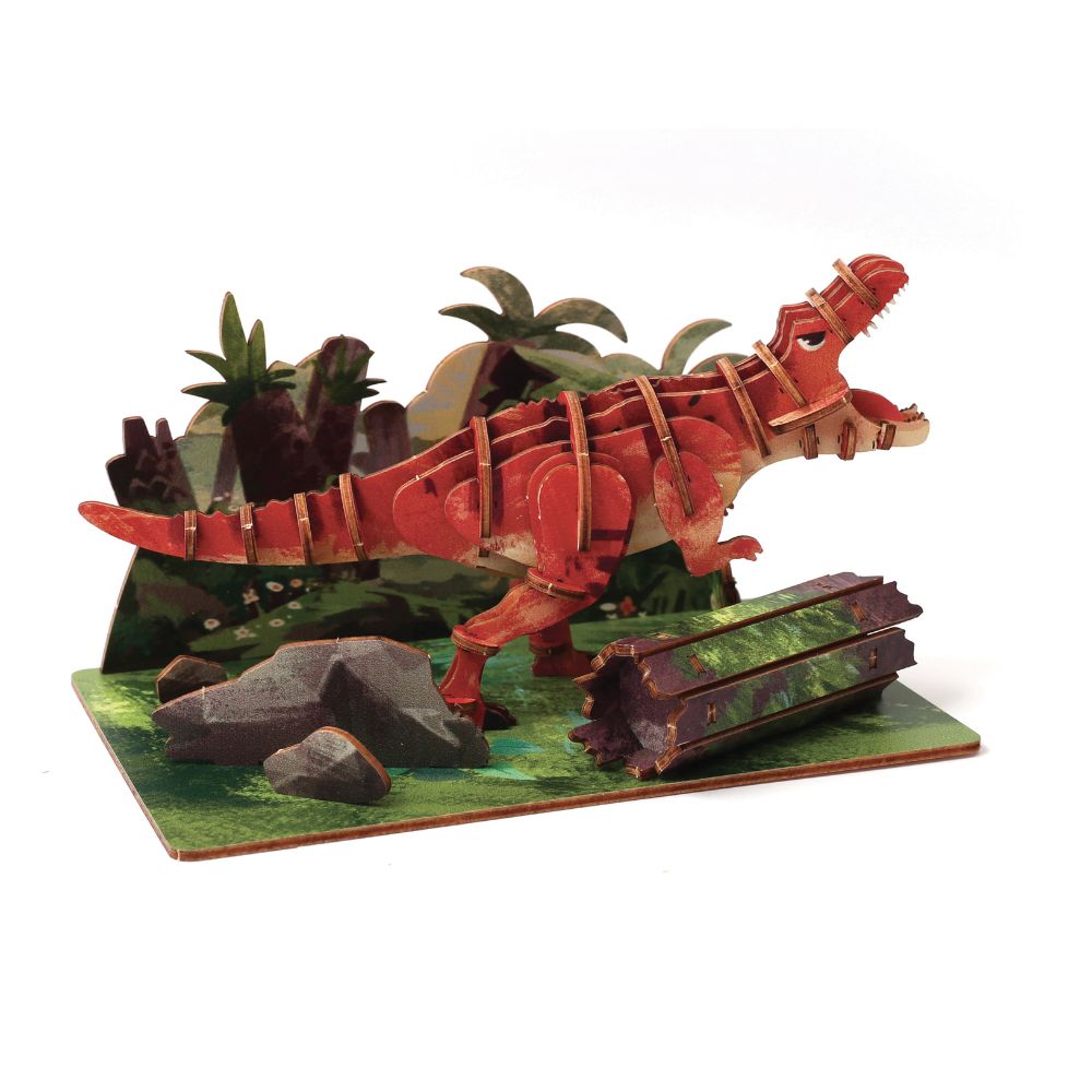 Graine Creative Wooden 3D Model - Tyrannosaurus