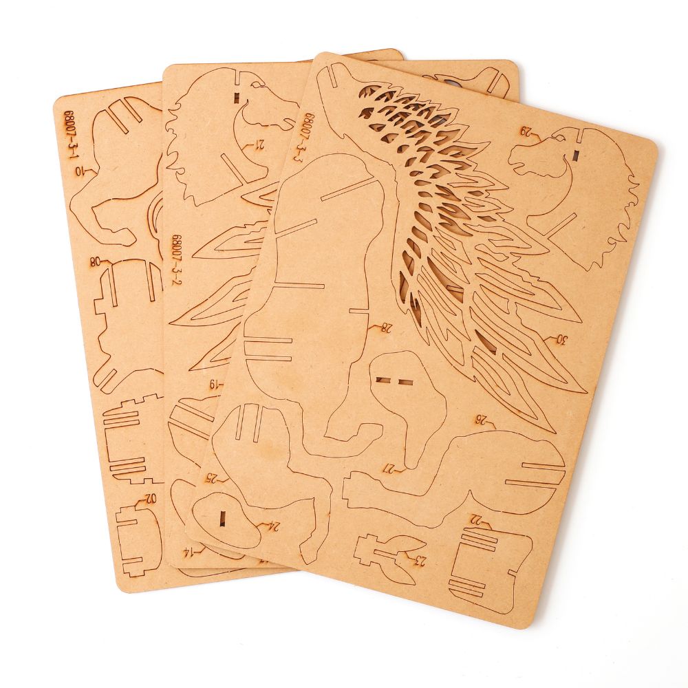 Graine Creative Wooden 3D Model - Unicorn