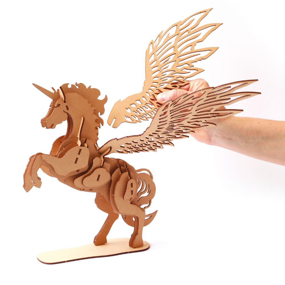 Graine Creative Wooden 3D Model - Unicorn