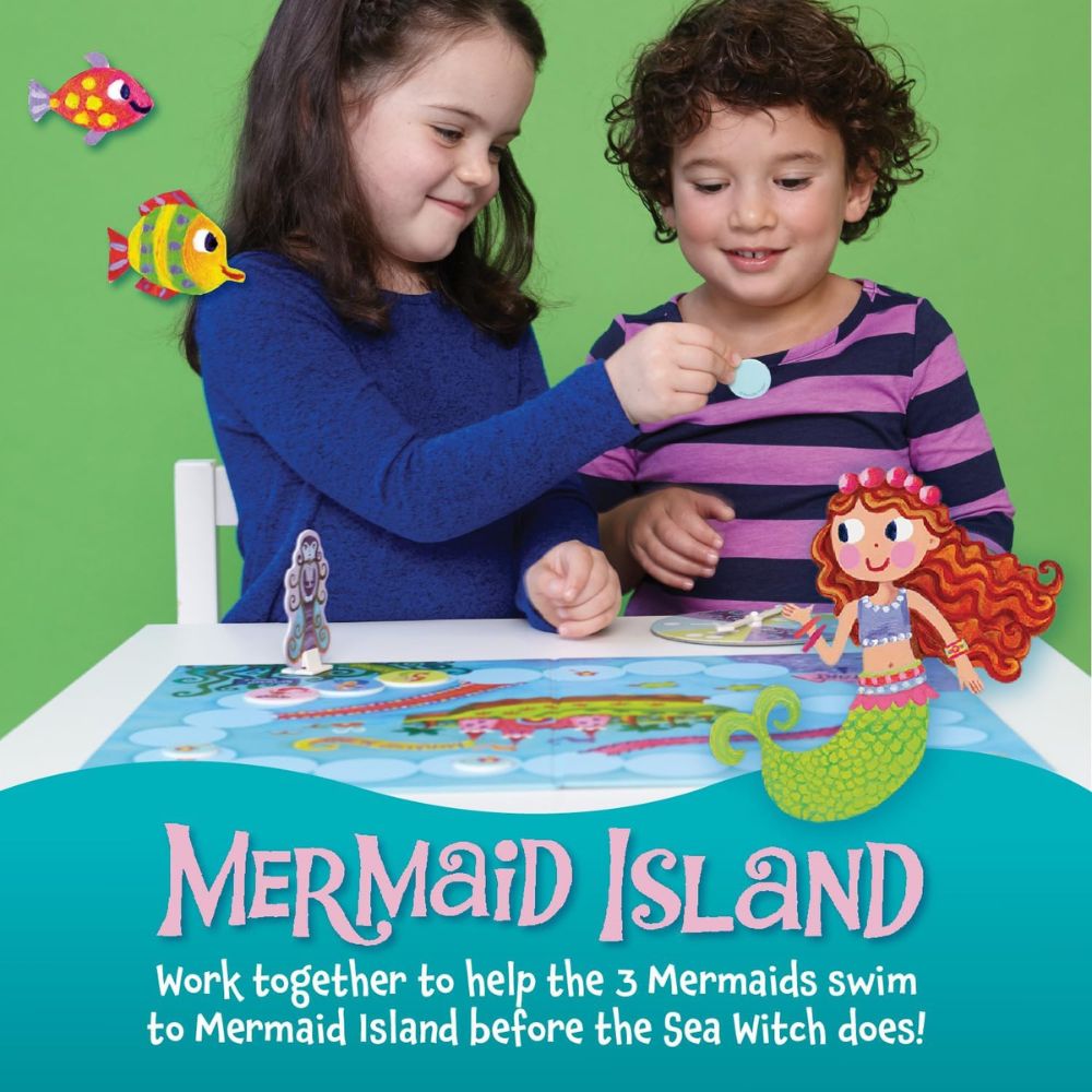 Peaceable Kingdom Cooperative Game - Mermaid Island