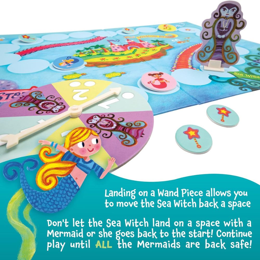 Peaceable Kingdom Cooperative Game - Mermaid Island