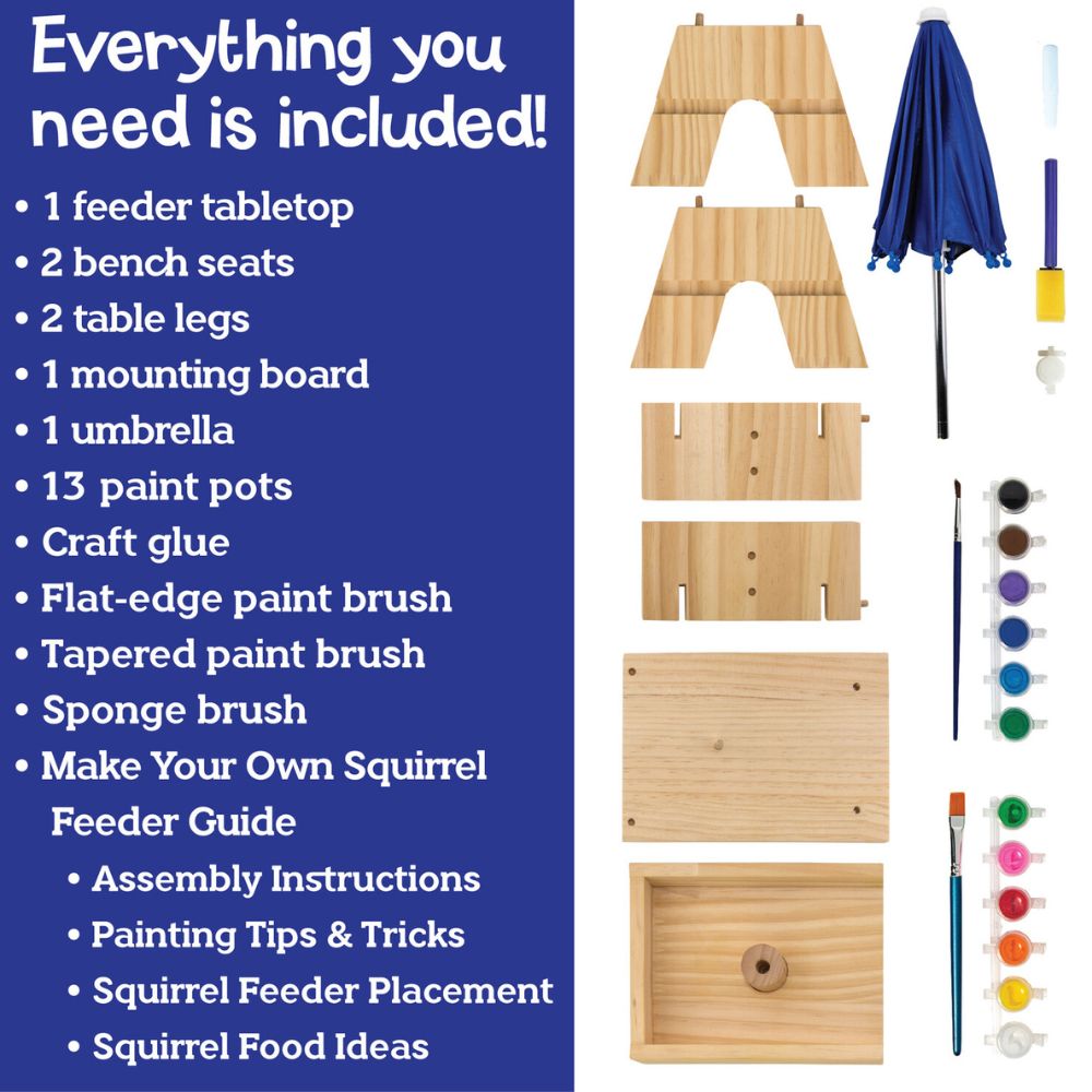 MindWare Make Your Own Squirrel Feeder Craft Kit