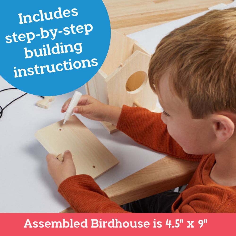 MindWare Make Your Own Wooden Birdhouse Craft Kit