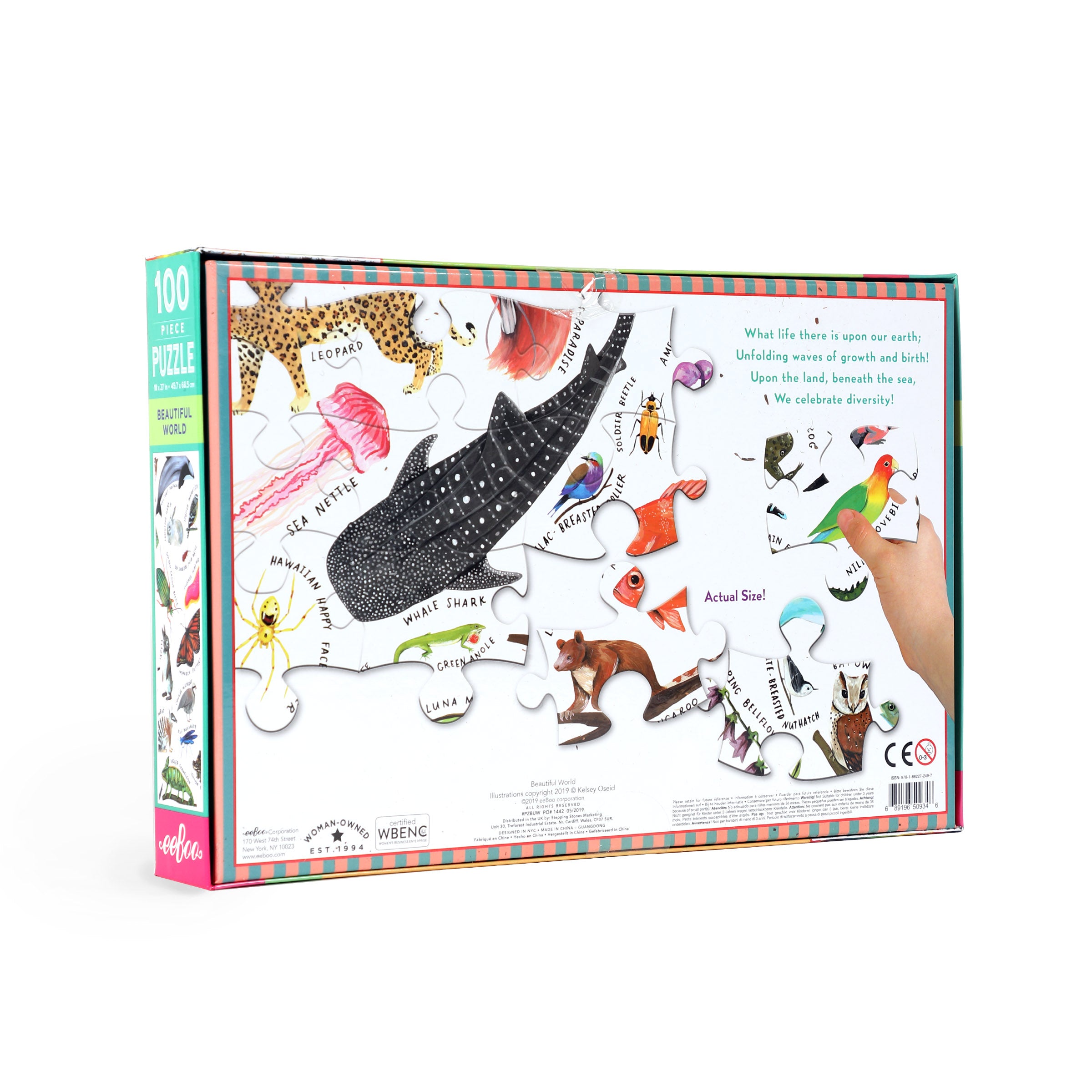 eeBoo 100 Piece Jigsaw Puzzle - Beautiful World