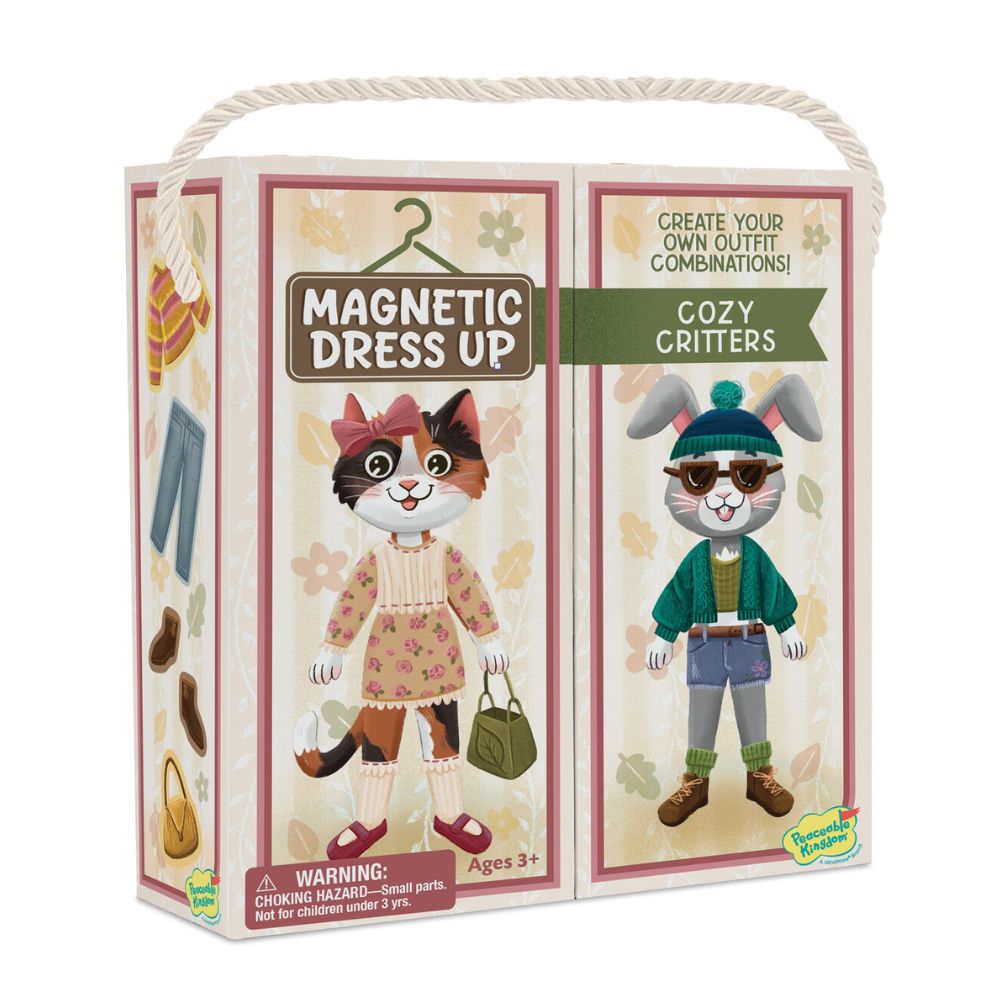 Peaceable Kingdom Magnetic Dress-up Cozy Critters