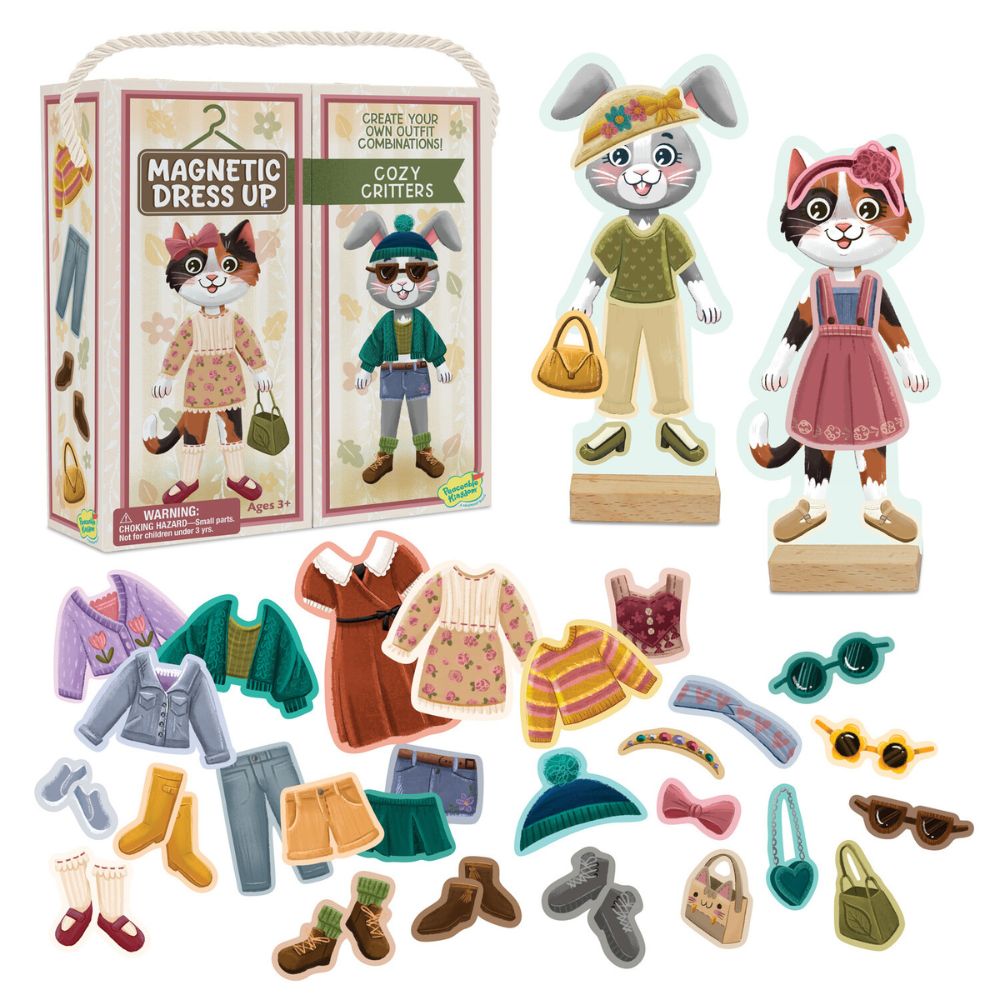 Peaceable Kingdom Magnetic Dress-up Cozy Critters
