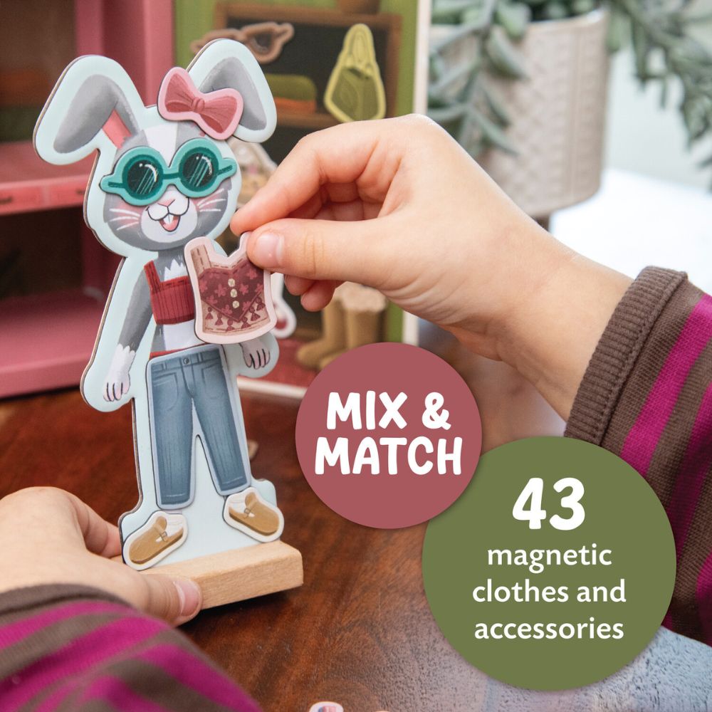 Peaceable Kingdom Magnetic Dress-up Cozy Critters