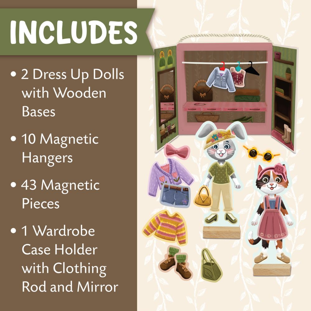 Peaceable Kingdom Magnetic Dress-up Cozy Critters