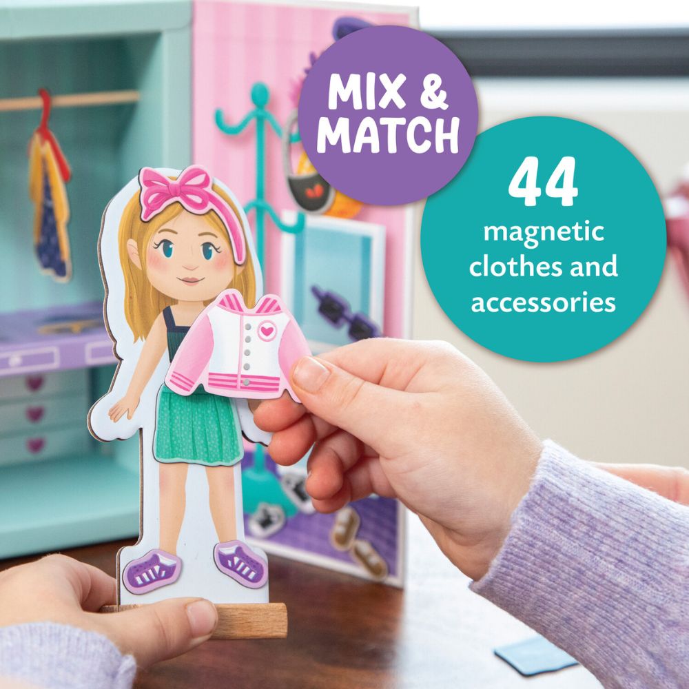 Peaceable Kingdom Magnetic Dress-up Fashion Friends