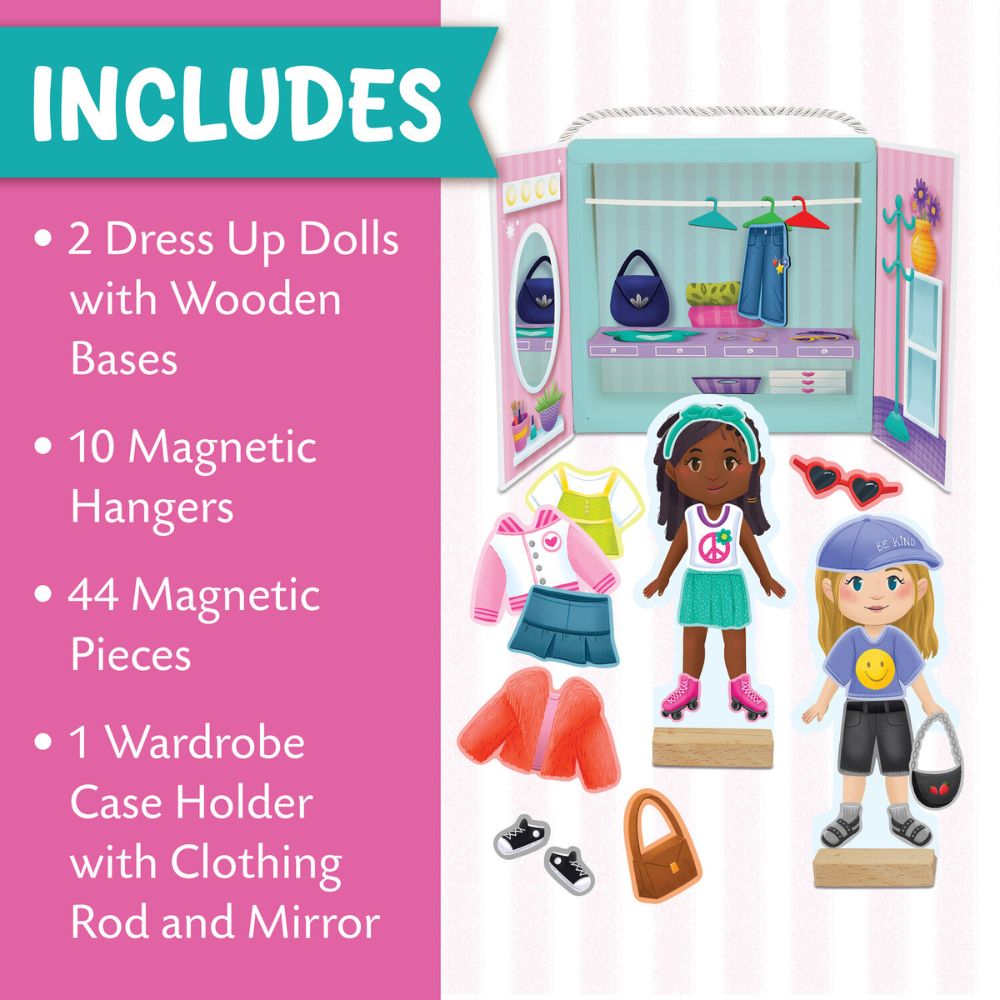 Peaceable Kingdom Magnetic Dress-up Fashion Friends