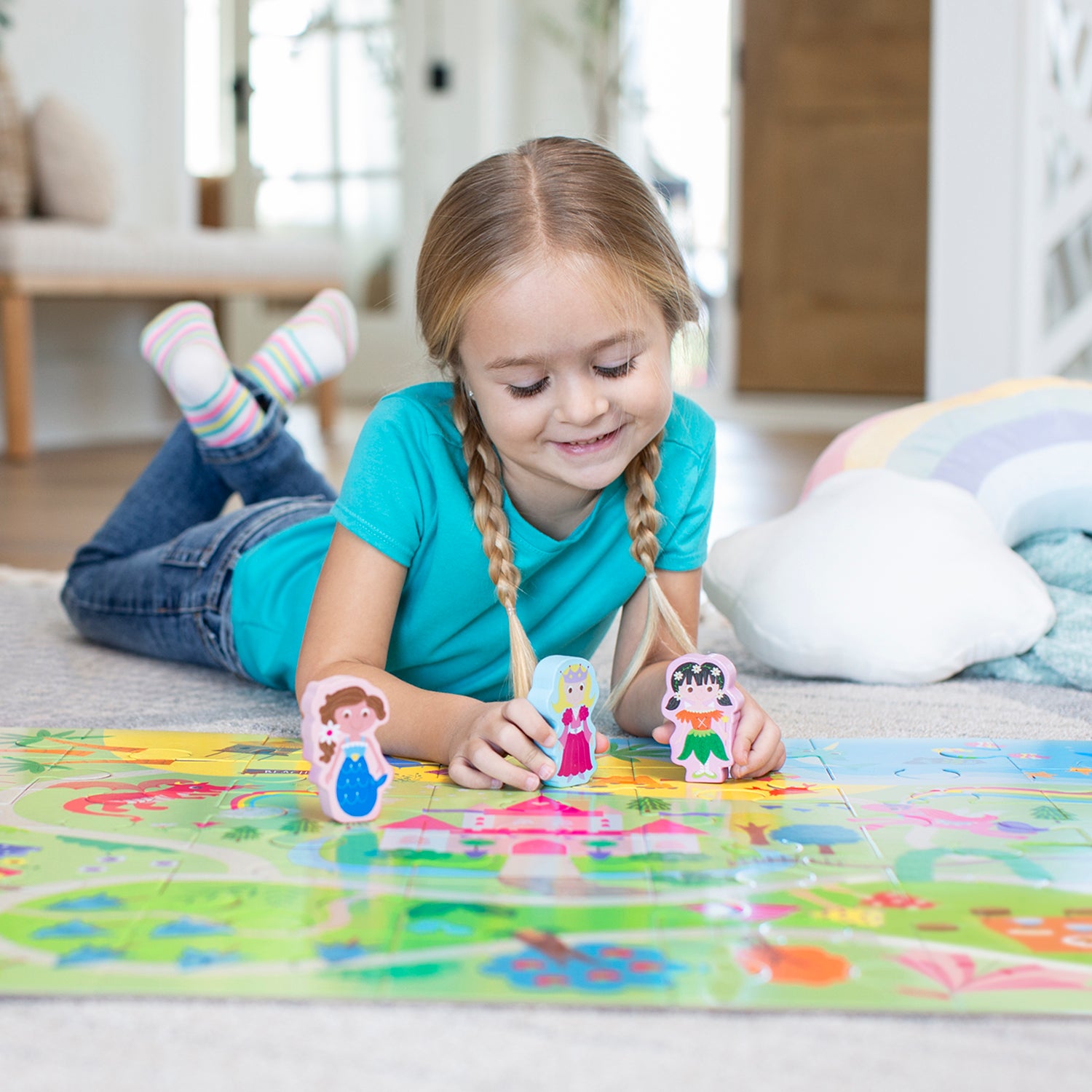Peaceable Kingdom Puzzle & Play - Fantasy Funland