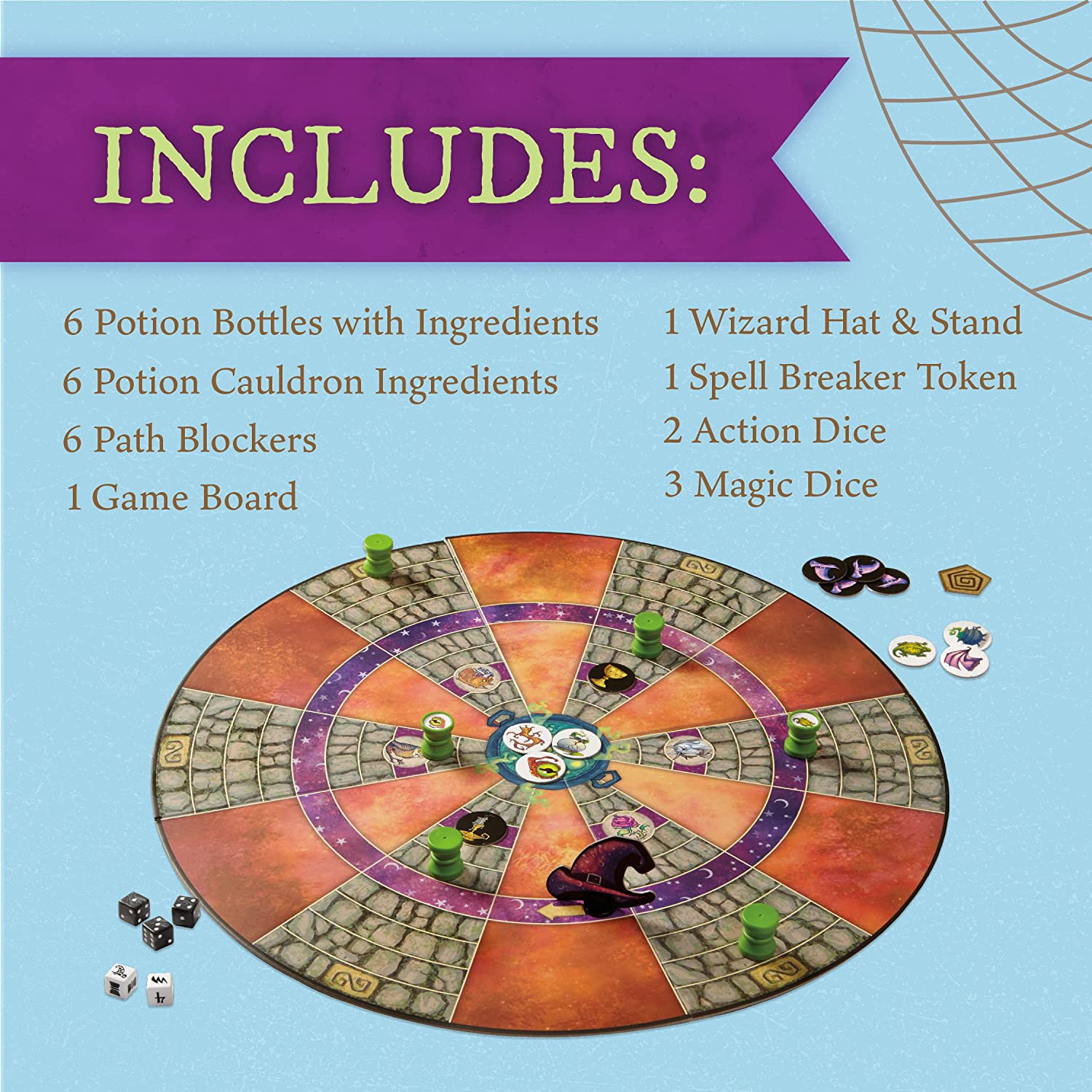 Peaceable Kingdom Cooperative Game - Cauldron Quest