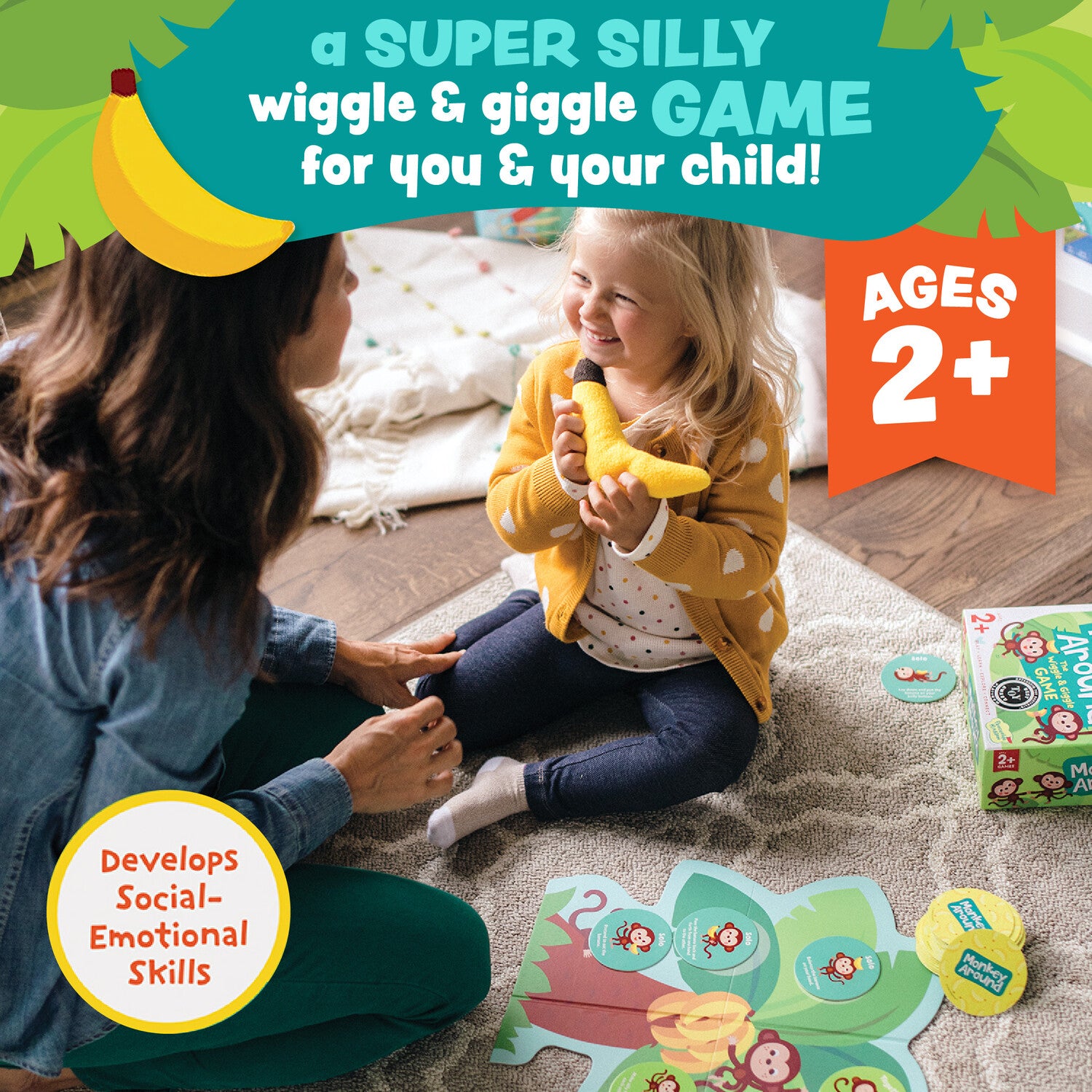 Peaceable Kingdom Toddler Game - Monkey Around