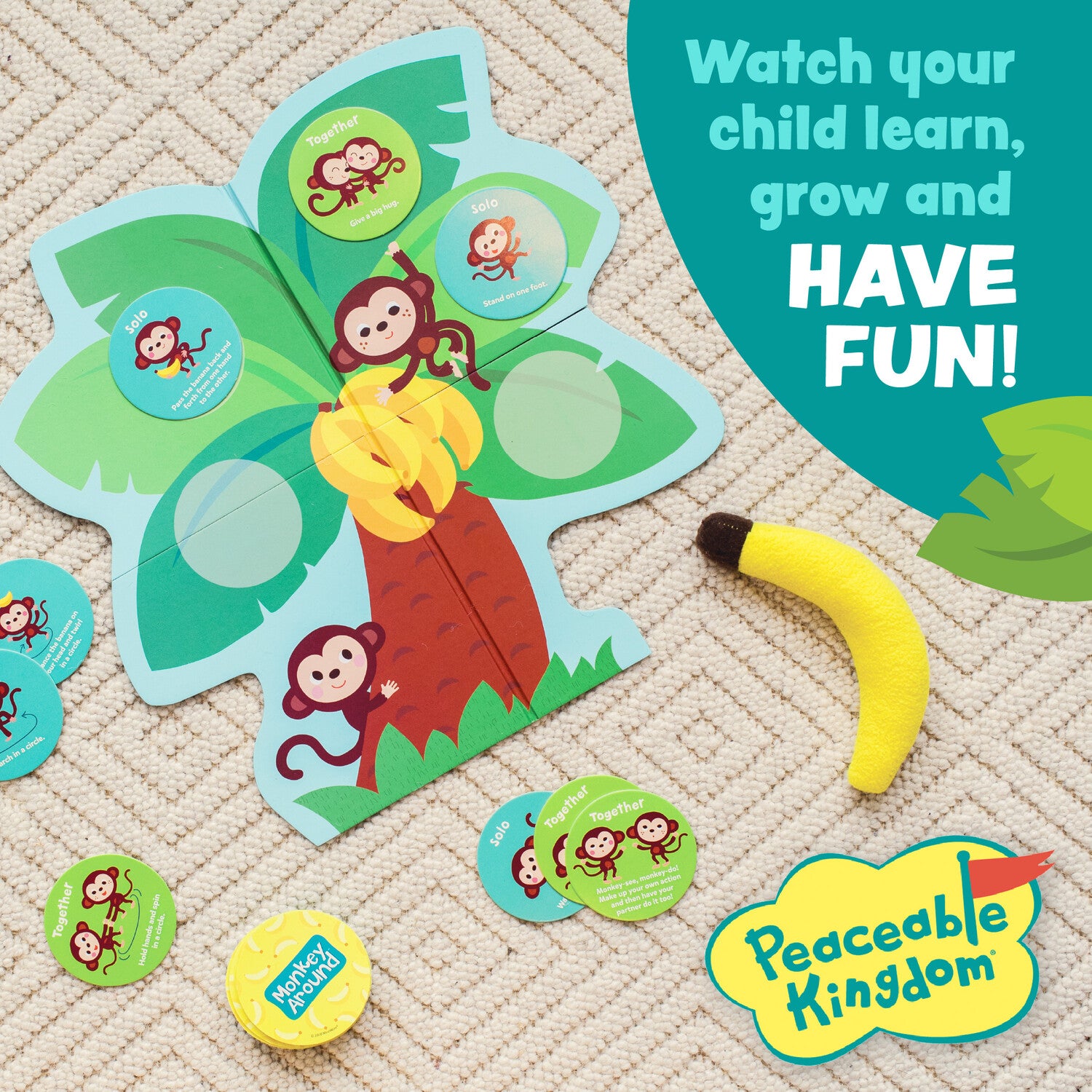 Peaceable Kingdom Toddler Game - Monkey Around