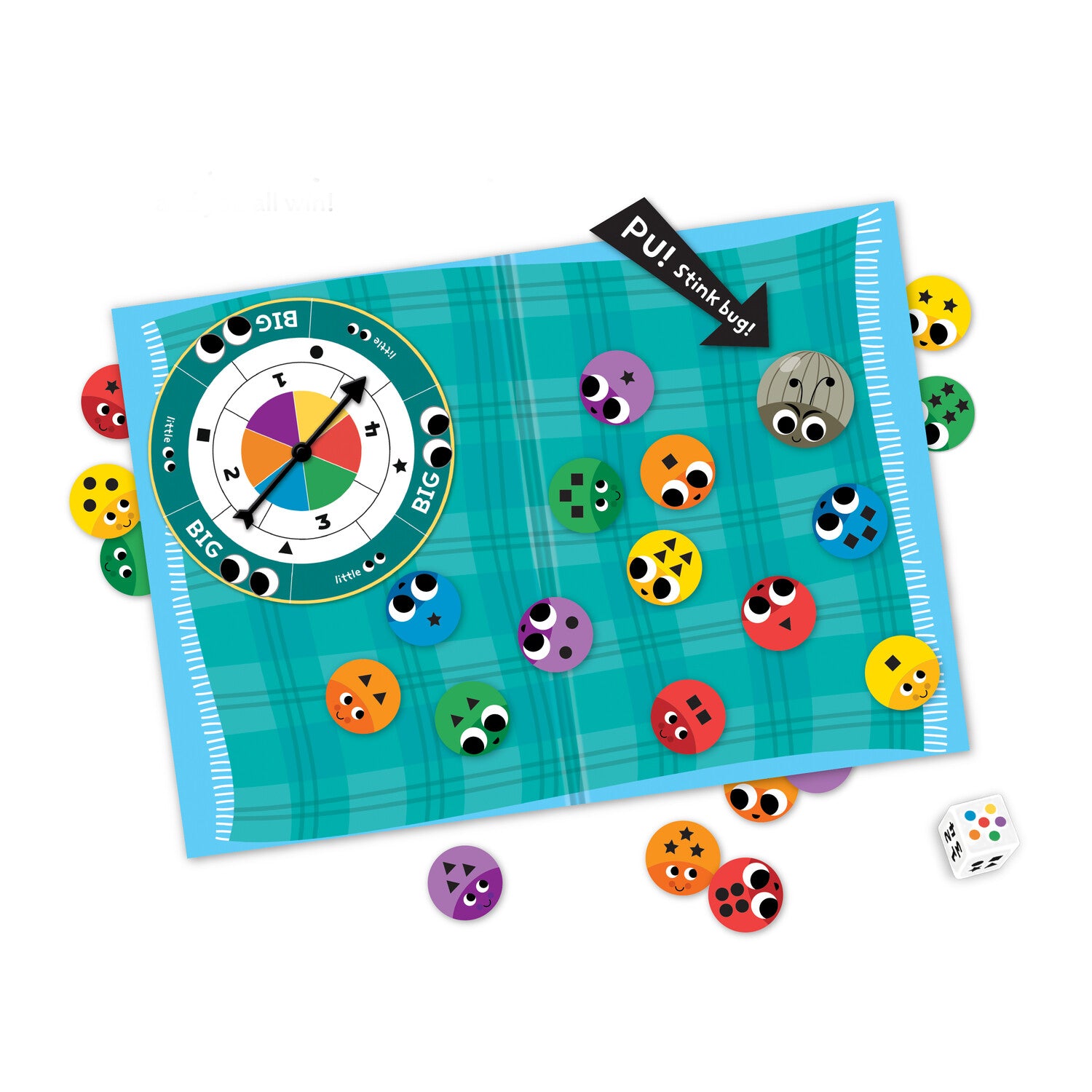 Peaceable Kingdom Cooperative Game - Snug as a Bug in a Rug