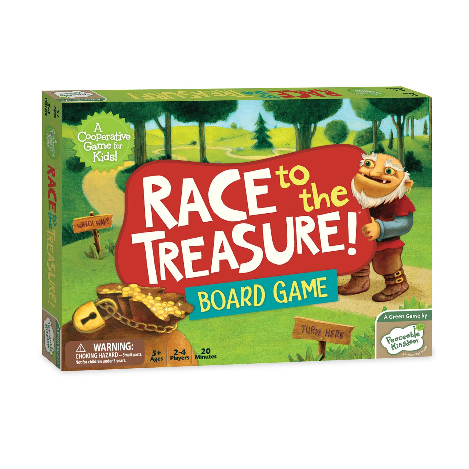 Peaceable Kingdom Cooperative Game - Race To The Treasure