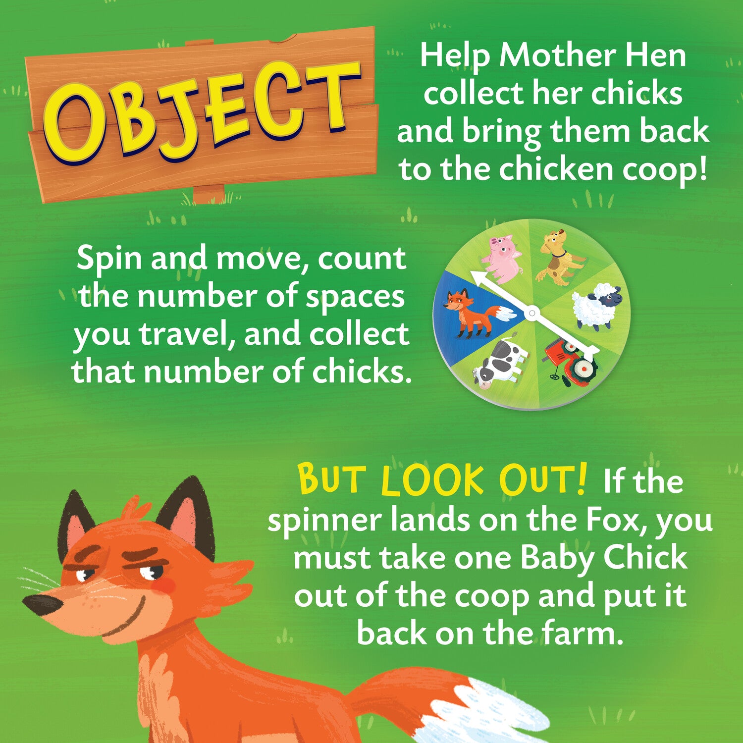 Peaceable Kingdom Cooperative Game - Count Your Chickens