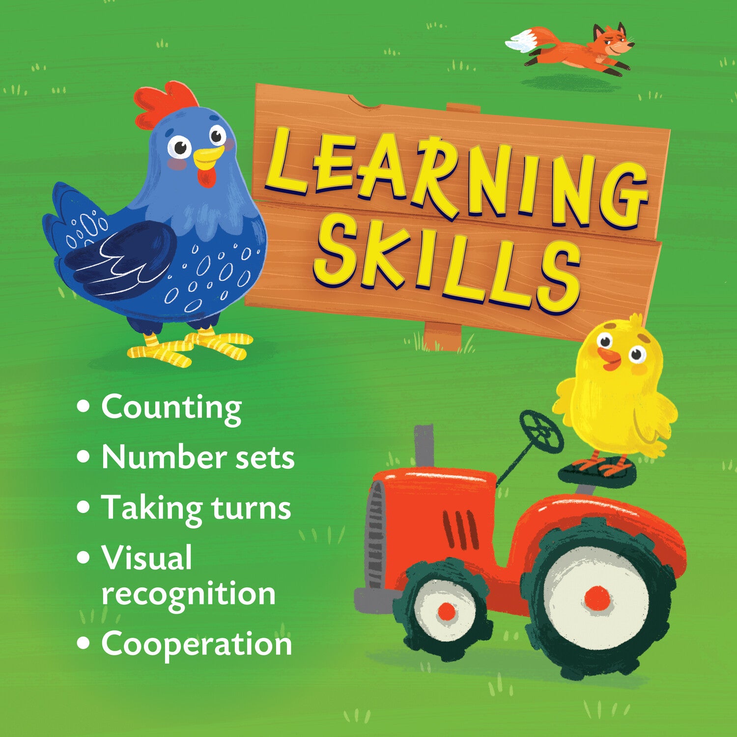Peaceable Kingdom Cooperative Game - Count Your Chickens