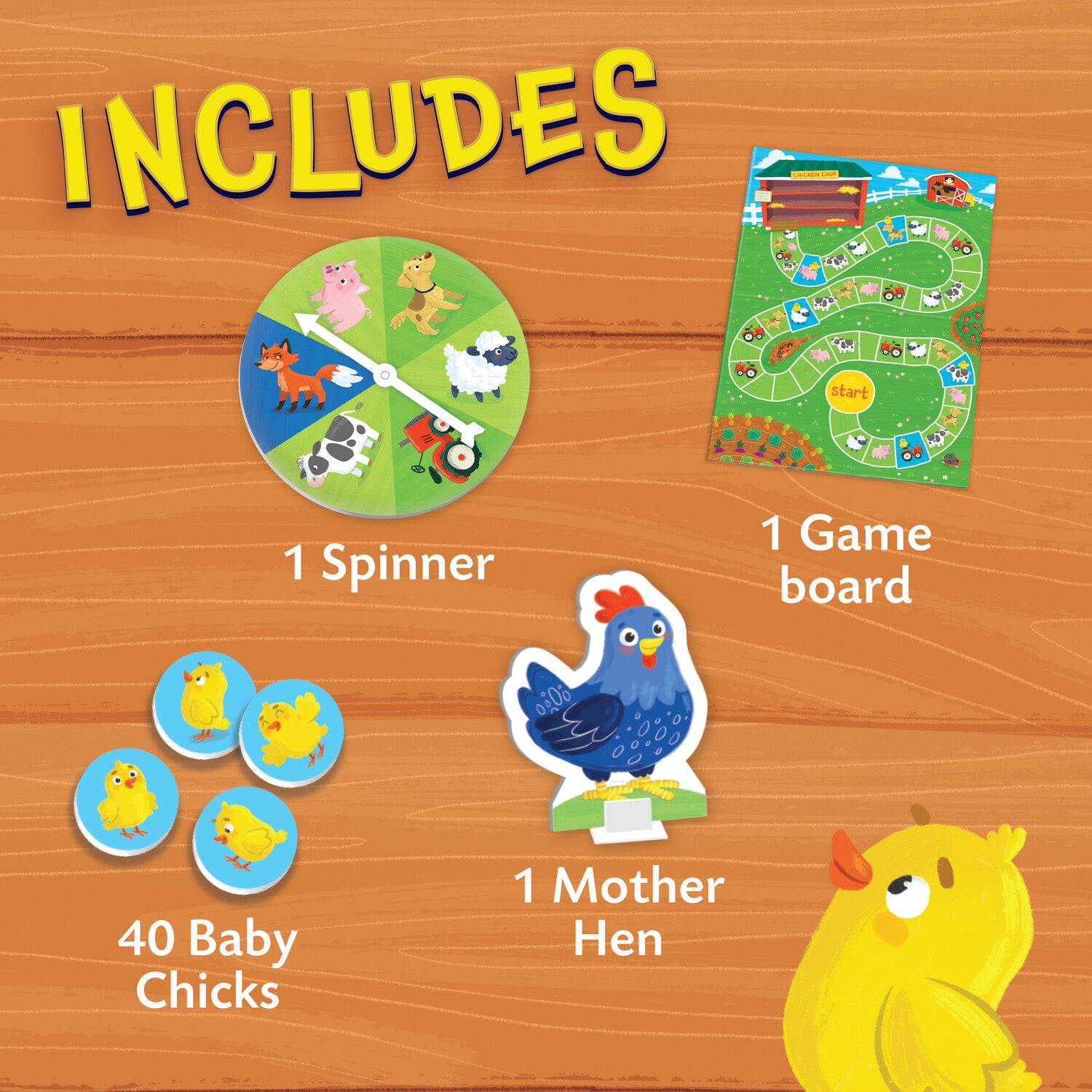 Peaceable Kingdom Cooperative Game - Count Your Chickens