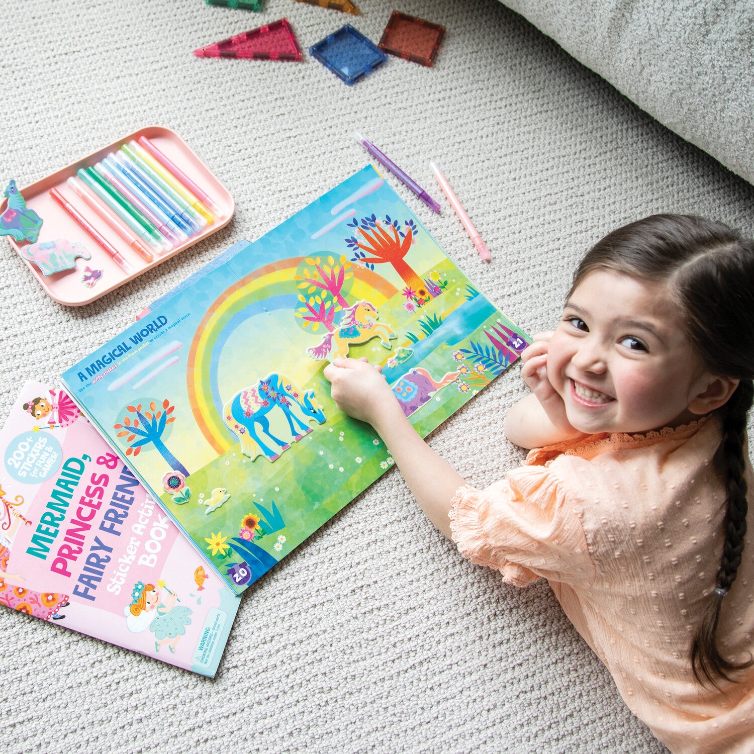 Peaceable Kingdom Activity Sticker Book - Mermaid, Princess & Fairy Friends