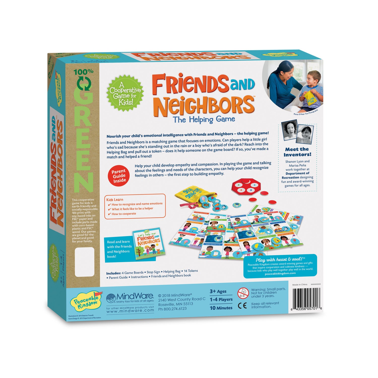 Peaceable Kingdom Cooperative Game - Friends & Neighbours